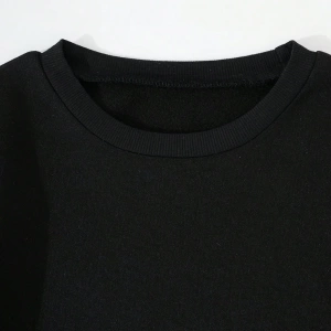 Düz Renk Yuvarlak Yaka Sweatshirt Ve Pantolon Takımı