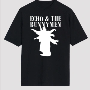 Echo And The Bunnymen Siyah Unisex Oversize Tişört T-shirt