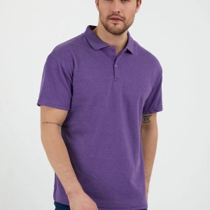 Eflatun Dar/slim Fitt Polo Yaka Tshirt