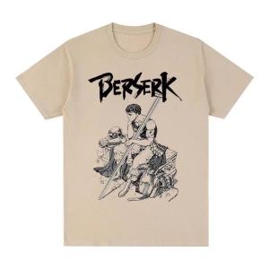 Ekru Anime Berserk - Guts T-shirt Et1855