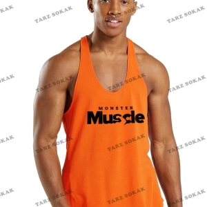 Ekru Baskılı Oversize Tişört