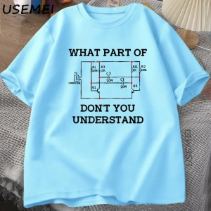 Elektrik Mühendisi T Shirt Elektrikçi devre Grafik Tshirt Babalar Günü Hediyesi Pamuk Kısa Ko 2918