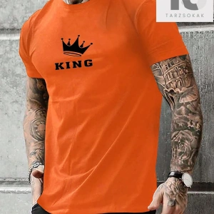 Emoji Baskılı Erkek Tişört