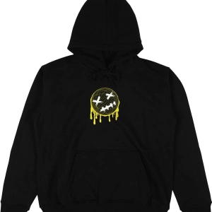 Endangered Siyah Oversize Unisex Kapüşonlu Sweatshirt Hoodie