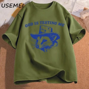 Endişelenmeyin Capy müthiş sevimli Capybara T-shirt adam rahat pamuk yaz T Shirt kısa kollu b 2955