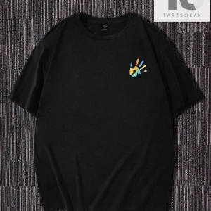 Erkek Astronot Desen Kısa Kollu T-shirt