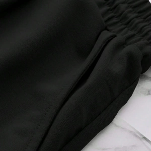 Erkek Bağcıklı Bel Mektup Baskılı Şık Günlük Şort