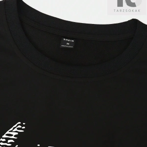 Erkek Baskılı Düşük Omuz Tişört