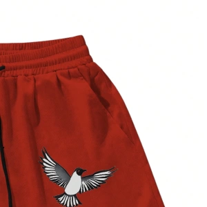 Erkek Baskılı Günlük Şortlar, Basit Moda Günlük Giyim Erkek Şor