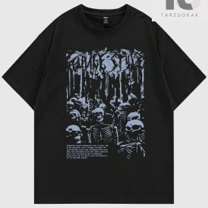 Erkek Çiçek Baskılı Tişört