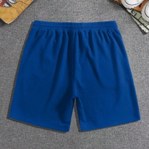 Erkek Çiçek Ve Slogan Baskılı Bağcıklı Bel Şortu Dışarı Çıkma Moda Bağcıkl