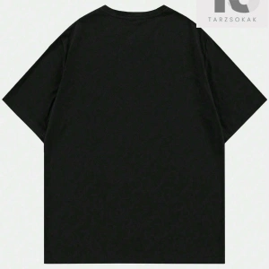 Erkek Çizgi Film Karakteri Baskılı Yuvarlak Yaka Tişört