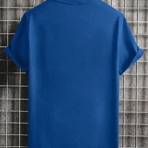 Erkek Crewneck Günlük Kısa Kollu Tişört, Seyahat İçin Uygun