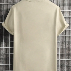 Erkek Crewneck Günlük Kısa Kollu Tişört, Seyahat İçin Uygun
