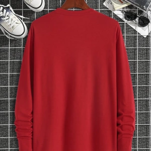 Erkek Düz Renk Düşük Omuz Bol Kesim Kapşonlu Sweatshirt Bağcıklı