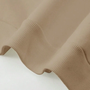 Erkek Düz Renk Düşük Omuz Bol Kesim Kapşonlu Sweatshirt Bağcıklı