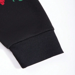 Erkek Düz Renk Düşük Omuz Bol Kesim Kapşonlu Sweatshirt Bağcıklı