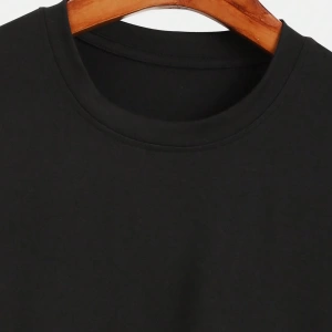 Erkek Düz Renk Düşük Omuz Bol Kesim Kapşonlu Sweatshirt Bağcıklı