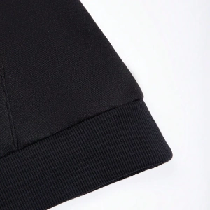 Erkek Düz Renk Düşük Omuz Bol Kesim Kapşonlu Sweatshirt Bağcıklı