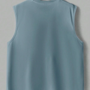 Erkek Düz Renk Günlük Geniş Askılı Tank Top