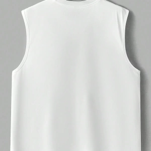 Erkek Düz Renk Günlük Geniş Askılı Tank Top