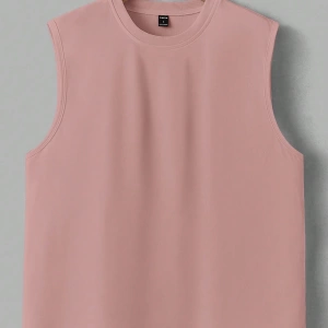 Erkek Düz Renk Günlük Geniş Askılı Tank Top