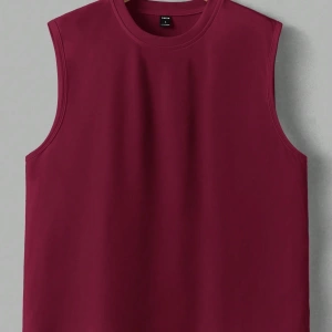 Erkek Düz Renk Günlük Geniş Askılı Tank Top