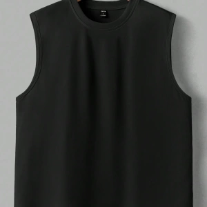 Erkek Düz Renk Günlük Geniş Askılı Tank Top