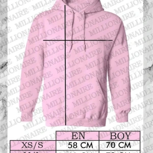 Erkek Ekru Kapüşonlu Fermuarlı 3 Üç İplik Polar Kanguru Oversize Salaş Sweatshirt Beyaz