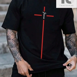 Erkek Emoji Baskılı T-Shirt