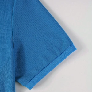 Erkek Fermuarlı Taç ve Harf Kısa Kollu Polo Gömlek