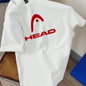 Erkek Fitted Letter Baskılı Yuvarlak Yaka Kısa Kollu Tişört, Yaz İçin Uygun