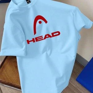 Erkek Fitted Letter Baskılı Yuvarlak Yaka Kısa Kollu Tişört, Yaz İçin Uygun