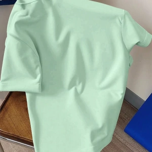 Erkek Fitted Letter Baskılı Yuvarlak Yaka Kısa Kollu Tişört, Yaz İçin Uygun