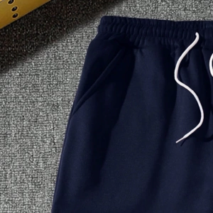Erkek Gotik Yazı Tipi Baskılı Bağcıklı Jogger Pantolon