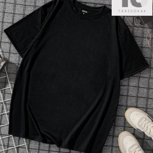 Erkek Göz ve Harf Baskılı Yuvarlak Yaka Tişört