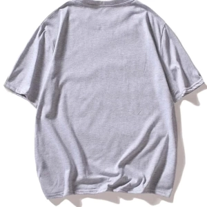 Erkek Gri Tişört Oversize Brooklyn T-shirt