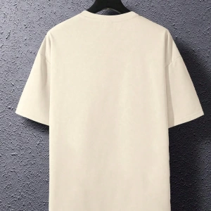 Erkek Günlük Baskılı Tişört, Minimalist Tasarım