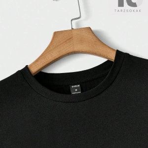 Erkek Günlük Göz Küresi ve Slogan Baskılı Tişört