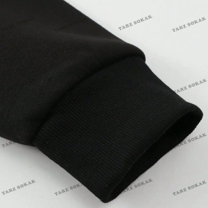 Erkek Günlük Harf Baskı Büyük Boy Kazak ve Jogger Pantolon Takım