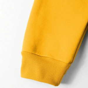 Erkek Günlük Harf Baskılı Kapüşonlu Sweatshirt Bağcıklı
