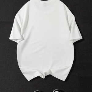 Erkek Günlük Kısa Kollu Tişört, Günlük Giyim İçin Minimalist Stil, Erkek G