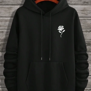 Erkek Günlük Minimalist Sweatshirt, Günlük Giyim