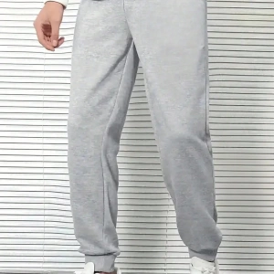 Erkek Günlük Spor Pantolonu, Bol Kesim, Bağcıklı Bel, İlkbahar ve Sonbaharda Koşu ve Yürüyüş