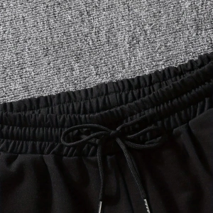 Erkek Günlük Spor Pantolonu, Bol Kesim, Bağcıklı Bel, İlkbahar ve Sonbaharda Koşu ve Yürüyüş