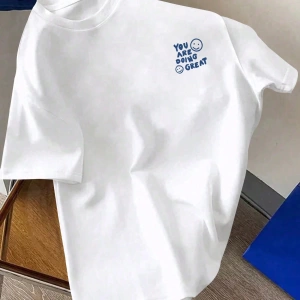 Erkek Günlük Yuvarlak Yaka Kısa Kollu Tişört, Düz Renk Minimalist Moda, İlkbahar ve Yaz Günlü