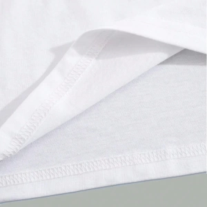Erkek Günlük Yuvarlak Yaka Kısa Kollu Tişört, Düz Renk Minimalist Moda, İlkbahar ve Yaz Günlü