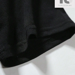 Erkek Harfli ve Kafatası Baskılı Kısa Kollu Tişört