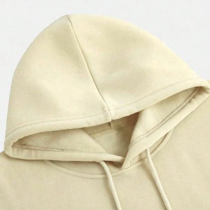 Erkek İtalyan Yaratıcı Baskılı Günlük Çok Yönlü Harfli Kapşonlu Sweatshirt Termal Astarlı