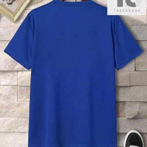 Erkek Japon Harf ve Şekil Grafikli Tişört